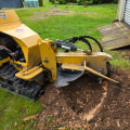 Stump Grinding and Landscape Improvement with Smart Equipment Planning